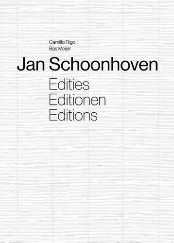 Jan Schoonhoven | Camillo Rigo; Bas Meijer | Nieuw, Boeken, Ophalen of Verzenden, Nieuw, Camillo Rigo; Bas Meijer