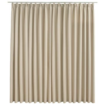 Gordijn Beige 290cm | Tweedekansje | OP=OP, Huis en Inrichting, Stoffering | Gordijnen en Lamellen, Ophalen of Verzenden, Zo goed als nieuw