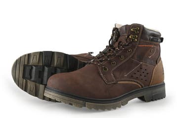 Bullboxer Veterboots in maat 45 Bruin, Bruin, Verzenden, Boots, Zo goed als nieuw