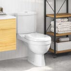 vidaXL Toilet met stortbak wit, Doe-het-zelf en Verbouw, Sanitair, Verzenden, Nieuw