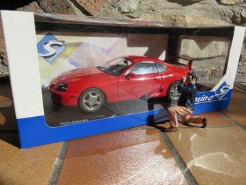 Solido 1:18 - Model coupé (2) - Toyota Supra MK4 - Met een, Nieuw