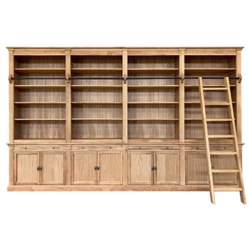 123Kast - Boekenkast Melena del Sur - 400x43x240 cm - 123Kas, Verzenden, Nieuw