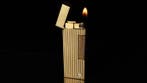 Dunill - Lines Pattern Rollagas Lighter - Zonder, Nieuw