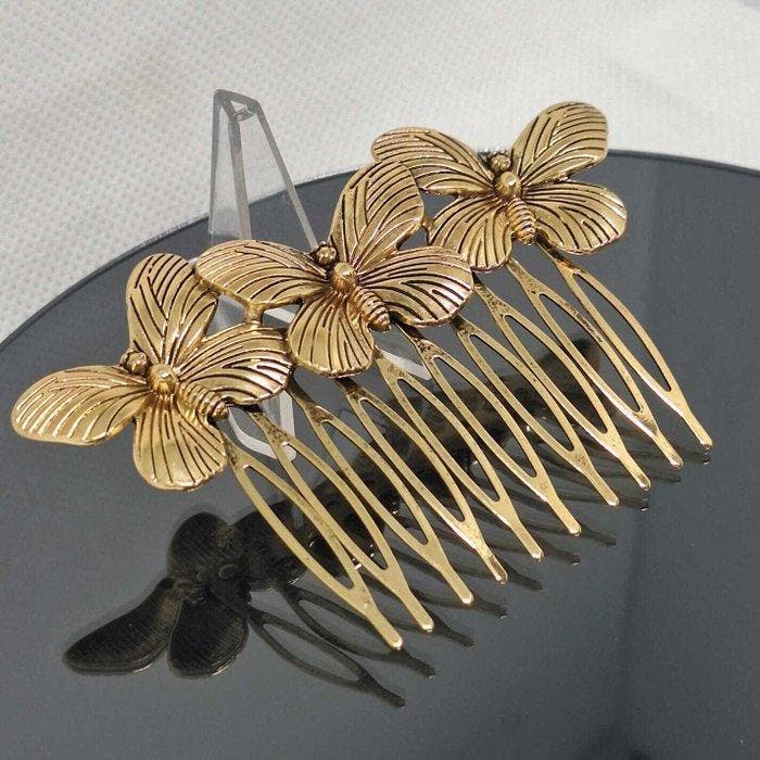 Argento 925. - Haarspeld - Farfalle, Antiek en Kunst, Curiosa en Brocante