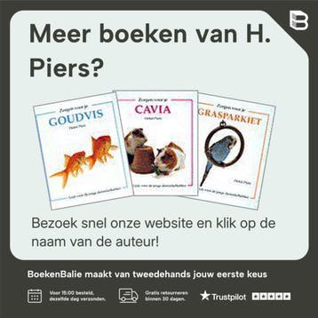 Zorgen voor je gerbil - H. Piers 9789068222210, Verzenden, Gelezen, H. Piers