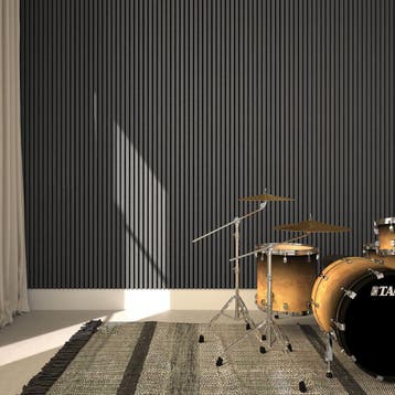 Akoestische panelen Sonic Wall houtlook - zwarte eik, Verzenden, Nieuw