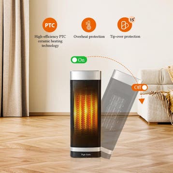 Elektrische Kachel - Keramische Ventilatorkachel - Heater -, Verzenden, Zo goed als nieuw