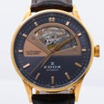 Edox - Les Vauberts Open Heart - 85019-37RG-GIR - Heren -, Nieuw
