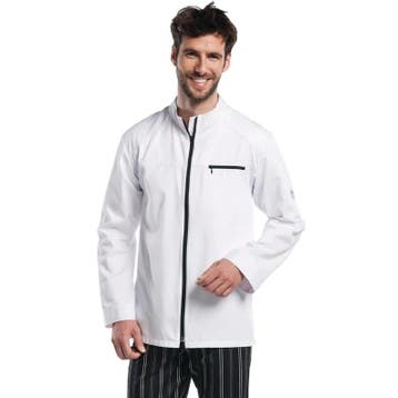 Koksbuis | MODENA | Polyester/Katoen | Wit/Zwart | Lange, Verzenden, Nieuw in verpakking
