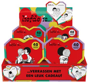 Display Liefde Is… Hartendoosjes 4 X 3 Ex. |  | Nieuw, Ophalen of Verzenden, Nieuw