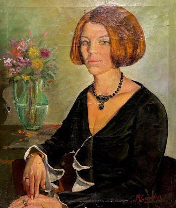 Spanish School (c. 1970) - The Lady in Black