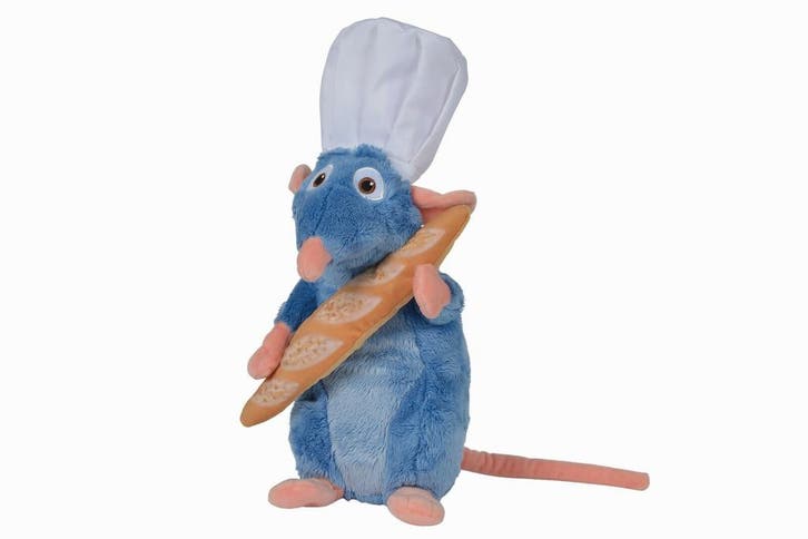 Ratatouille Remy met Baguette Knuffel 25 cm, Verzamelen, Disney, Nieuw, Ophalen of Verzenden