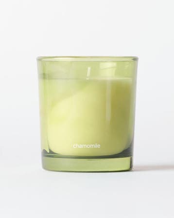 HEMA Geurkaars 7x8cm glas kamille, Verzenden, Nieuw, Groen