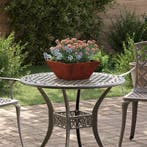 vidaXL Tuin Bloempot Roestig 35 x 35 x 15 cm Cortenstaal, Minder dan 30 cm, Verzenden, Minder dan 60 cm, Nieuw