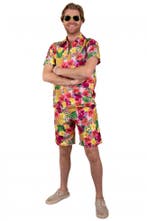 Tropische Korte Broek Ananassen Roze, Kleding | Heren, Ophalen of Verzenden, Nieuw