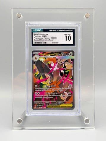 Pokémon Graded card - Mega Lopunny ex - Phantasmal Flames -, Nieuw