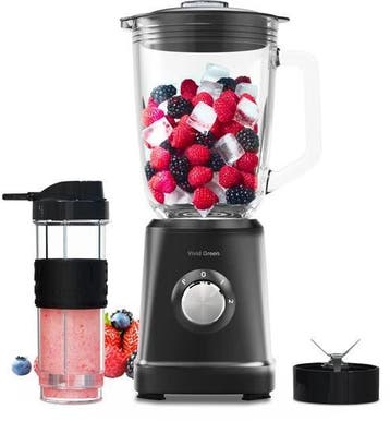 Blender 1000W - 1.5L - Smoothie Maker - Inclusief beker, Verzenden, Zo goed als nieuw
