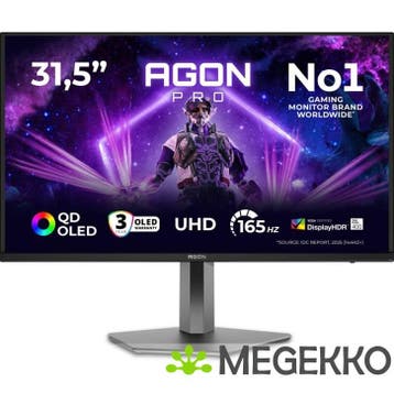 AOC AGON PRO AG326UD 32  4K Ultra HD 165Hz OLED Gaming, Verzenden, Nieuw, AOC
