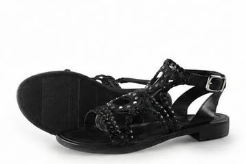 Omoda Sandalen in maat 38 Zwart, Verzenden, Zwart, Omoda, Sandalen of Muiltjes