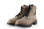 Rieker Veterboots in maat 38 Beige, Kleding | Dames, Schoenen, Verzenden, Beige, Overige typen, Zo goed als nieuw