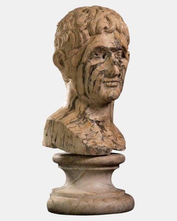 sculptuur, Busto di Augusto - 60 cm - Marmer