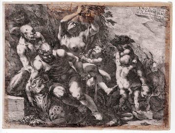 Johann Christoph Storer (1620-1671) - Bacchus stroking a