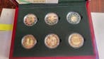 Luxemburg. 2 Euro 2013/2015 (6 coins) Proof (Zonder