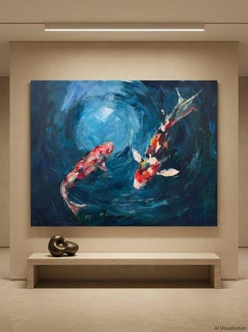 Rhul Rodríguez (1981, Jaén, España) - Tornado Koi — XL — NO