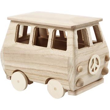 Minibus, afm 17x10x13 cm, 1 stuk, Nieuw