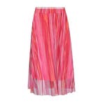 Frogbox • gestreepte midi rok roze • 36, Kleding | Dames, Rokken, Verzenden, Nieuw, Roze, Maat 36 (S)