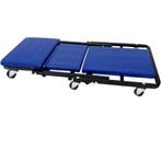 Monteursbed Blauw Zwart Metaal 92x44x12cm Stoel 150kg, Verzenden, Nieuw