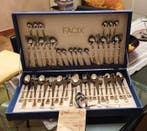 facix - Bestekset voor 12 personen - Staal, Verguld - Facix