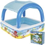 Bestway Kinderzwembad met Luifel - 140x140x114 cm - Perfe..., Watersport en Boten, Ophalen of Verzenden, Nieuw