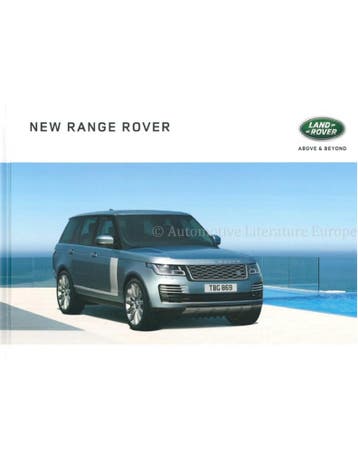 2018 RANGE ROVER HARDCOVER BROCHURE NEDERLANDS, Nieuw, Author