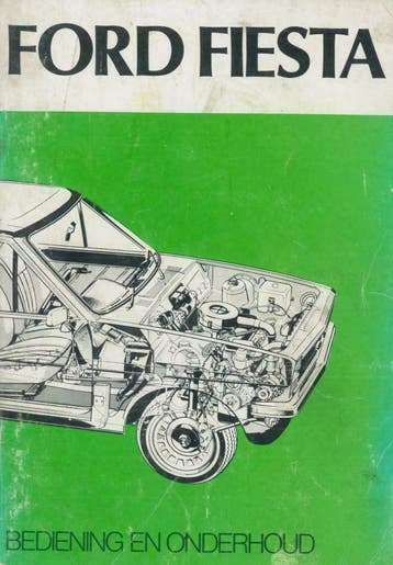 1976 Ford Fiesta instructieboekje handleiding Nederlands., Verzenden