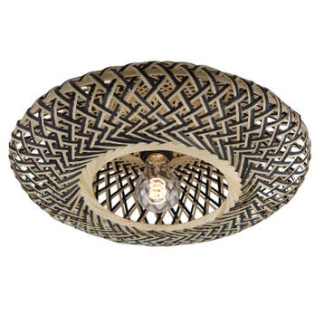 Rotan plafonnière bruin, Heimen, Ophalen of Verzenden, Nieuw, Overige materialen