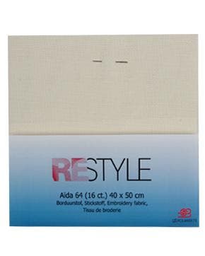 Borduurstof Aïda Ecru 64 (16 ct) 40x50 cm, Nieuw, Overige kleuren