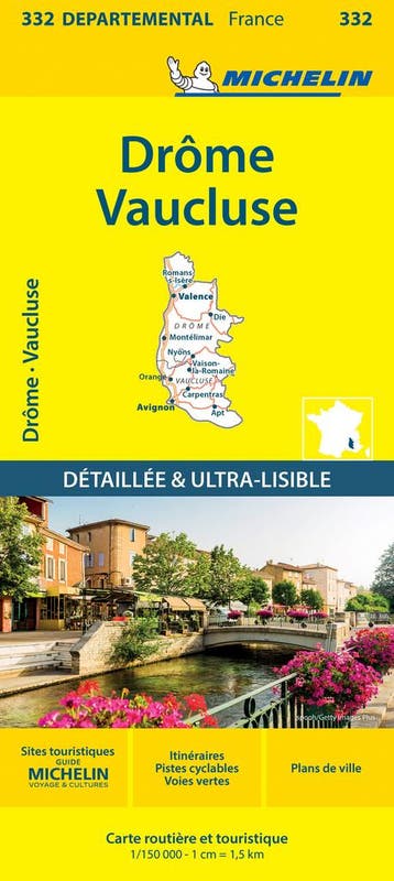 Drôme, Vaucluse / Michelin départemental France / 332, Verzenden, Gelezen