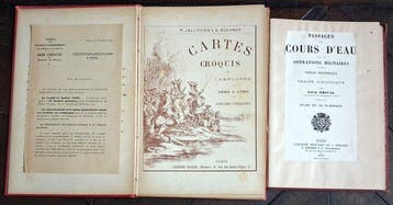 R. Jalliffier; A. Buchner; Louis Trival - Cartes et Croquis;, Antiek en Kunst
