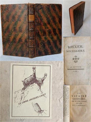 VOLTAIRE - RARE EO - Recueil nécessaire - 1765