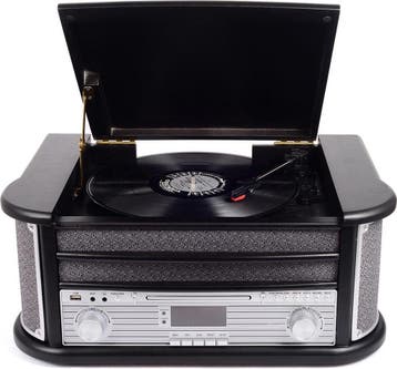 2dekans | Denver Retro Platenspeler - Ingebouwde Speakers en, Ophalen of Verzenden, Zo goed als nieuw