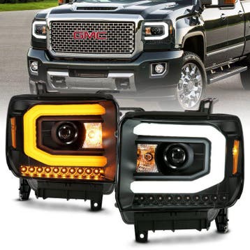 ANZO GMC SIERRA 1500 14-15 2500H/15-19 Projector Headlight, Ophalen of Verzenden, Nieuw