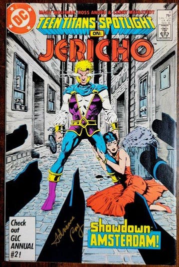 Teen Titans Spotlight #4 - Featuring Jericho - Signed by, Nieuw