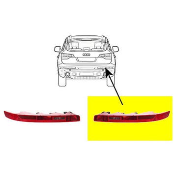 Audi Q7 2006-2015 Achterlicht Rechts In Bumper (Verlichting), Auto-onderdelen, Verzenden, Nieuw
