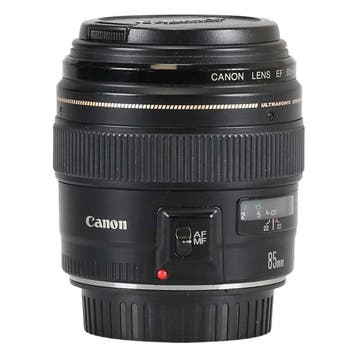 Canon EF 85mm f/1.8 USM met garantie, Gebruikt, Canon, Canon EF, Telelens
