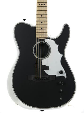 Fender Jack White Triplesonic Acoustasonic Telecaster Bla..., Muziek en Instrumenten, Snaarinstrumenten | Gitaren | Elektrisch