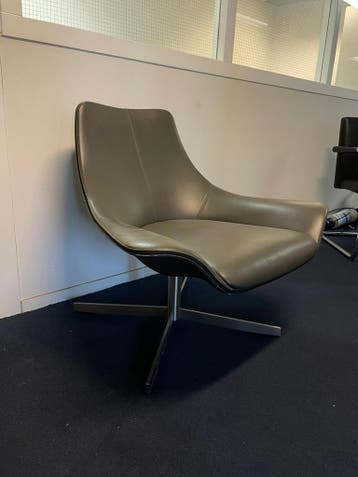 Matteo Grassi 2 Leather Fauteuil - Uitstekende Staat, Verzenden, Zo goed als nieuw