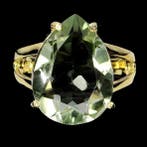 Zonder minimumprijs - Ring Zilver Amethist - Verte -, Sieraden, Tassen en Uiterlijk, Ringen, Nieuw