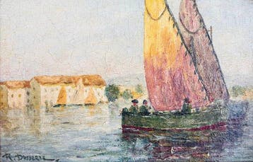 R. Dusserre, Escuela de Marsella o Provenza (XX) - Barca de