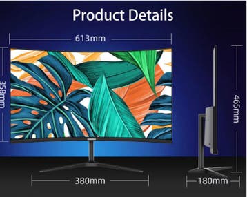 27 inch Curved Full HD Monitor 75Hz IPS HDMI VGA Gaming, Computers en Software, Monitoren, Verzenden, Nieuw